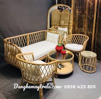 7 Bàn ghế sofa mây phòng khách hiện đại HCM