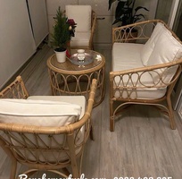 9 Bàn ghế sofa mây phòng khách hiện đại HCM