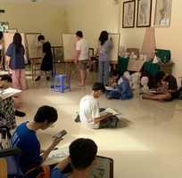 1 Lớp vẽ ở Phú diễn