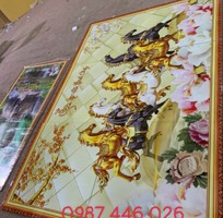 3 Tranh gạch men mã đáo thành công 3d ốp tường