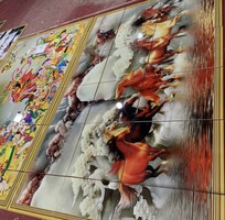 5 Tranh gạch men mã đáo thành công 3d ốp tường