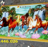 6 Tranh gạch men mã đáo thành công 3d ốp tường