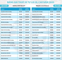 1 Cho thuê xe 4 chỗ tự lái