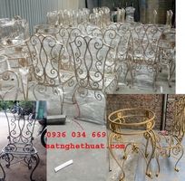 1 Bàn ghế sắt, Bàn ghế cafe, bàn ghế ăn