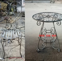 Bàn ghế sắt, Bàn ghế cafe, bàn ghế ăn