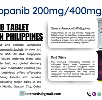 Purchase Pazopanib 200mg/400mg Tablet Online at Lower Cost Manila Philippines