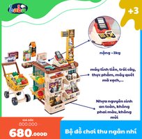 1 Bé Làm Thu Ngân Siêu Đáng Yêu Chỉ Với Món Đồ Này