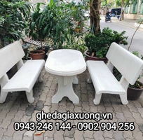 1 Bộ bàn ghế đá ngoài trời tại Thuận An
