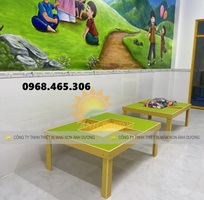 4 Kệ gỗ mầm non chất lượng cao, kệ gỗ nhà trẻ mẫu giáo