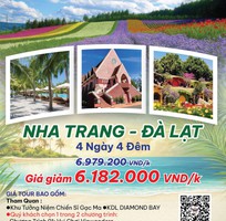 Tour Nha Trang - Đà Lạt 4N4Đ