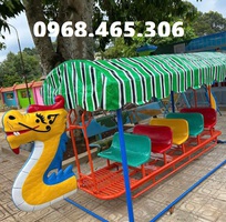 3 Xích đu thuyền rồng có mái che trẻ em