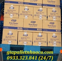 2 Pallet nhựa ba chân màu xanh giá tốt nhất thị trường