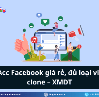 3 Mua Acc Facebook có lịch sử, tương tác thật, trust cao