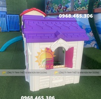 2 Ngôi nhà cổ tích trẻ em bằng nhựa, nhà nhựa trẻ em