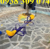 3 Bập bênh lò xo 2 chỗ ngồi trẻ em, bập bênh đòn trẻ em