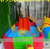 Nhà banh cho trẻ em mầm non, quây nhà bóng giá rẻ