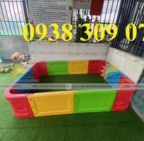 1 Nhà banh cho trẻ em mầm non, quây nhà bóng giá rẻ