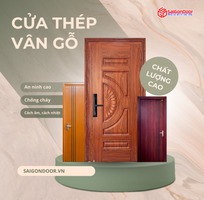 Cửa thép vân gỗ