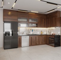 Tủ Bếp Gỗ Óc Chó Đẹp Sang Trọng, Công Năng Vượt Trội