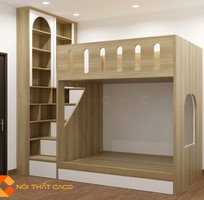 Giường tầng GT024 là giải pháp nội thất thông minh dành cho gia đình đông thành viên, đặc biệt phù h