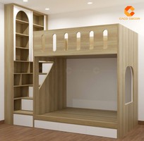 2 Giường tầng GT024 là giải pháp nội thất thông minh dành cho gia đình đông thành viên, đặc biệt phù h