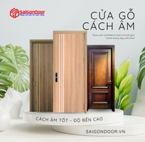 Cửa Gỗ Cách Âm Sang Trọng