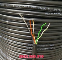 2 Dây cáp thoại ngoài trời Cat3 đồng dầu gia cường chịu lực - outdoor dài 500M/cuộn , hiệu Ancomteck