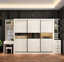 1 Tủ Áo Gỗ Công Nghiệp MDF Cánh Lùa Cao Cấp