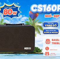 5 Loa di động mini Acnos CS160Pro khuyến mãi chân gỗ kê loa