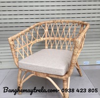 1 Ghế mây vuông đơn đọc sách