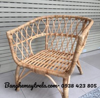 2 Ghế mây vuông đơn đọc sách