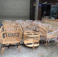 3 Ghế mây vuông đơn đọc sách