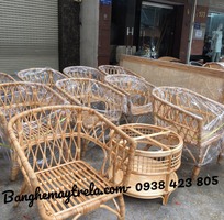 4 Ghế mây vuông đơn đọc sách