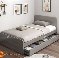 Giường Ngủ Gỗ Công Nghiệp Dạng Hộp Tích Hợp Hộc Kéo
