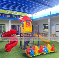 3 Cầu trượt liên hoàn xích đu, cầu trượt liên hoàn giá rẻ