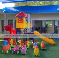 4 Cầu trượt liên hoàn xích đu, cầu trượt liên hoàn giá rẻ