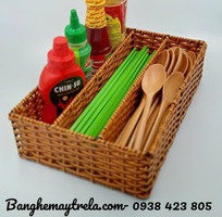 4 Khay mây nhựa đựng đồ giá rẻ
