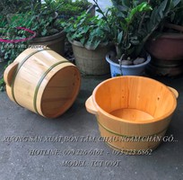 17 Bồn tắm gỗ tự nhiên cao cấp tại kiến xương, thái bình