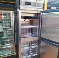 1 Tủ đông đứng 2 cánh inox hiệu berjaya 505L   sản xuất malaysia mới 90