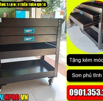 2 Xe đẩy dụng cụ, dùng để đồ nghề vật tư đều gọn gàng