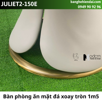 2 Bàn ăn mặt đá tròn mâm xoay JULIET2-135E tại HCM