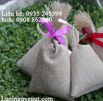 2 Bao bố đựng cà phê trang trí
