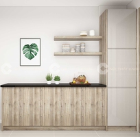 2 Tủ Bếp Gỗ Công Nghiệp MDF Phủ Melamine Đẹp Sang Trọng