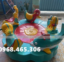 2 Đu quay mâm quay trẻ em, đu quay mâm xoay trẻ em