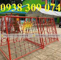 2 Thang leo gỗ mầm non, thang leo sắt vận động cho trẻ giá rẻ