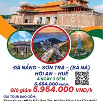 Tour Đà Nẵng - Sơn Trà - Hội An - Bà Nà - Huế