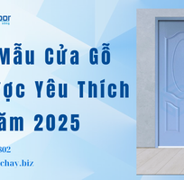 Top Mẫu Cửa Gỗ HDF Được Yêu Thích Năm 2025