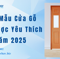 2 Top Mẫu Cửa Gỗ HDF Được Yêu Thích Năm 2025
