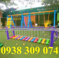 4 Cầu thăng bằng dao động, thang thăng bằng mầm non