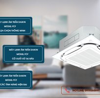 Chi tiết về Điều hòa âm trần DAIKIN FCF100CVM   công suất 4.0HP   Inverter